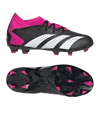 adidas Predator Accuracy.3 FG Kids Zwart Wit  