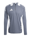 Sweat de Training compétition adidas Tiro 24 gris blanc
