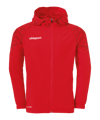 uhlsport Giacca con cappuccio Rosso C004 