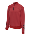 Hummel hmlLEAD HalfZip Sweatshirt Rot F3062