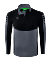 Haut de training Erima Six Wings gris noir 