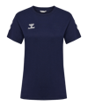 Hummel Go 2.0 Chevron T-Shirt Femmes Bleu C7026 