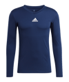 adidas Team Base Top langarm Blau 