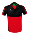 Polo Erima Six Wings rouge noir 