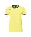 Kempa Curve Maillot T-shirt Femme Jaune Bleu F08 