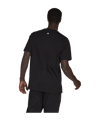 adidas 3BAR Future Icons T-Shirt Schwarz Orange - schwarz
