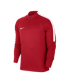 Nike Squad 17 Dry Drill felpa 1/4 Zip LS rossoF657