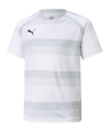 Maillot de football PUMA teamVISION enfants blanc gris F04