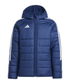 adidas Tiro 24 Winterjacke Kids Blau Weiss
