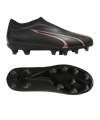 PUMA ULTRA Match LL FG/AG Jr Kids Zwart Roze F02  