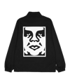 Obey Icon Coach Jacke Schwarz - schwarz