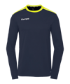 Kempa Maglia manica lunga Blu C41 