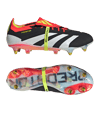 adidas Predator Elite FT SG Solar Energy Schwarz Weiss Rot
