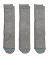 Stance Uncommon Solids Icon Socks 3er Pack Grau - grau