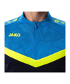 JAKO Iconic HalfZip Sweatshirt Kids Blau F914 - blau