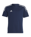 adidas Tiro 23 Trikot Kids Dunkelblau Weiss