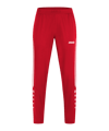 JAKO Power Freizeithose Damen Rot Weiss F105