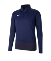 PUMA teamGOAL 23 training 1/4 Zip Top blauw F06 