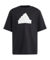 adidas Future Icons Logo Piqué T-Shirt Schwarz - schwarz