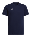adidas Entrada 22 t-shirt bambini blu  