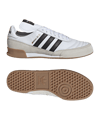 Chaussures de futsal adidas Mundial Goal IN Classics White blanc noir doré