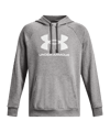 Under Armour Rival Fleece Logo Hoody Grau F025
