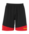 Short Kempa Emotion 2 noir rouge jaune F09 