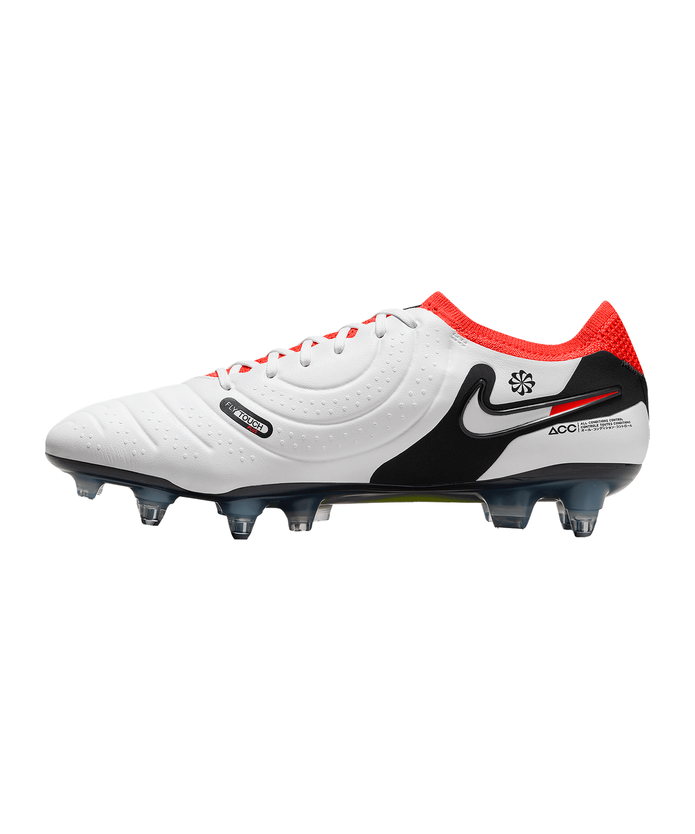 Nike Tiempo Legend X Elite SG AC Ready Weiss Schwarz Rot F100 - weiss