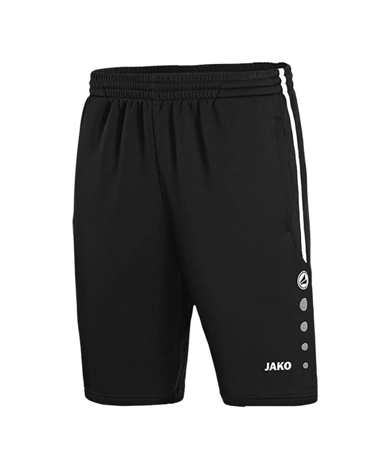 Jako Active Trainingsshort Schwarz Weiss F08 - schwarz
