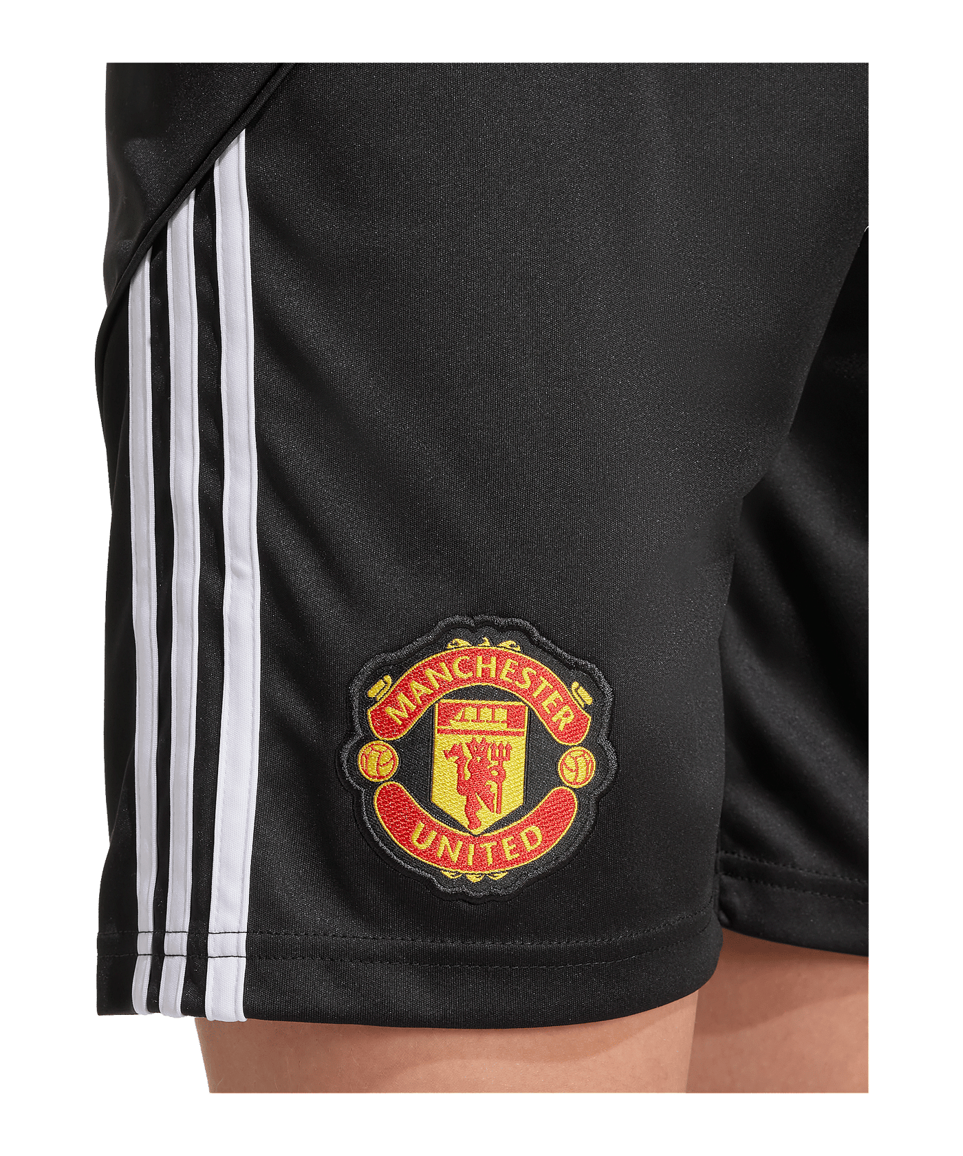 adidas Manchester United Short Home 2025/2026 Kids Schwarz - schwarz