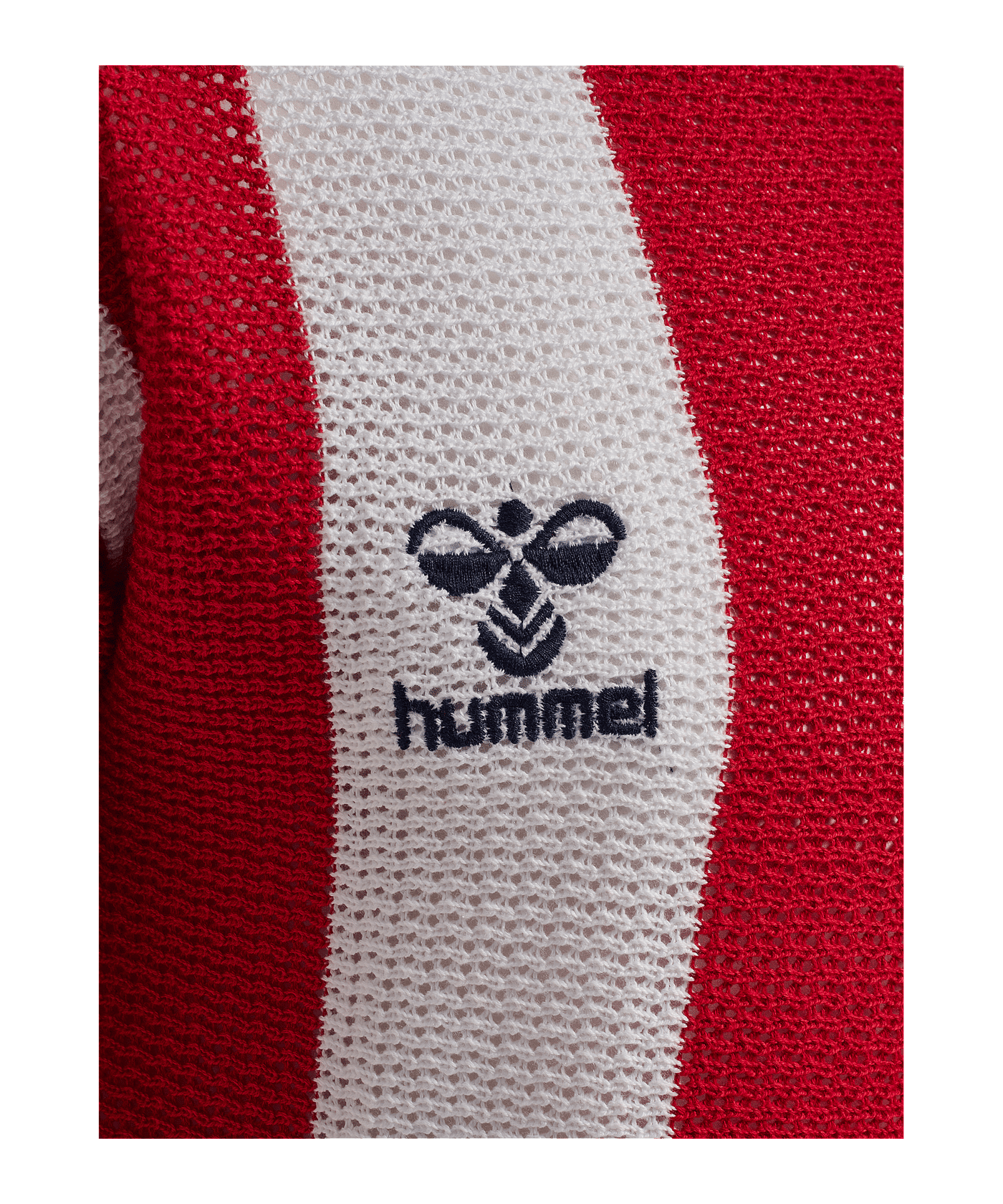 hummel DBU Dänemark Fan Knit Hemd 2026 Weiß F9160 - weiss