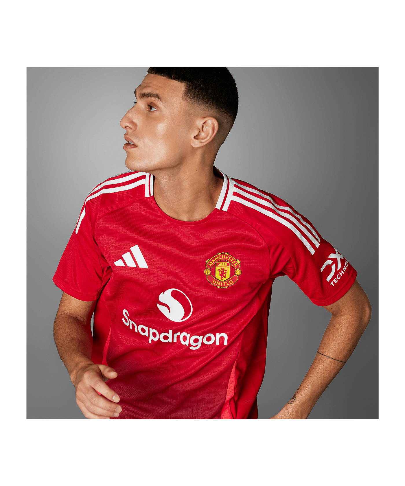 adidas Manchester United Auth. Trikot Home 2024/2025 Rot - rot