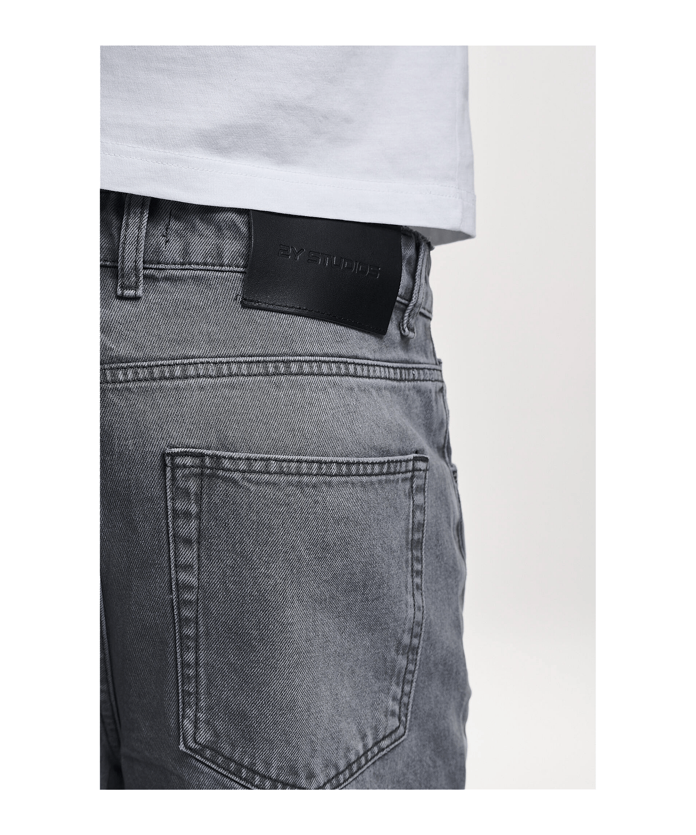 2Y Studios Adrik Basic Baggy Jeans Hose Grau - grau