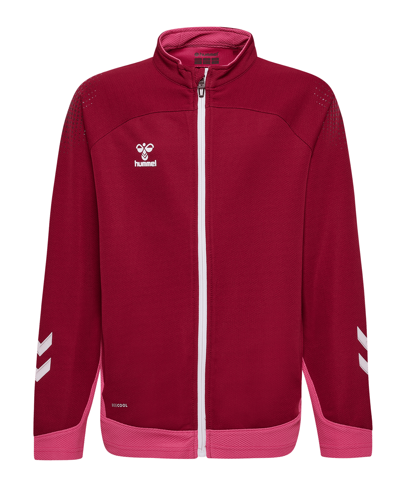 Hummel hmlLEAD Poly Trainingsjacke Kids Rot F3584