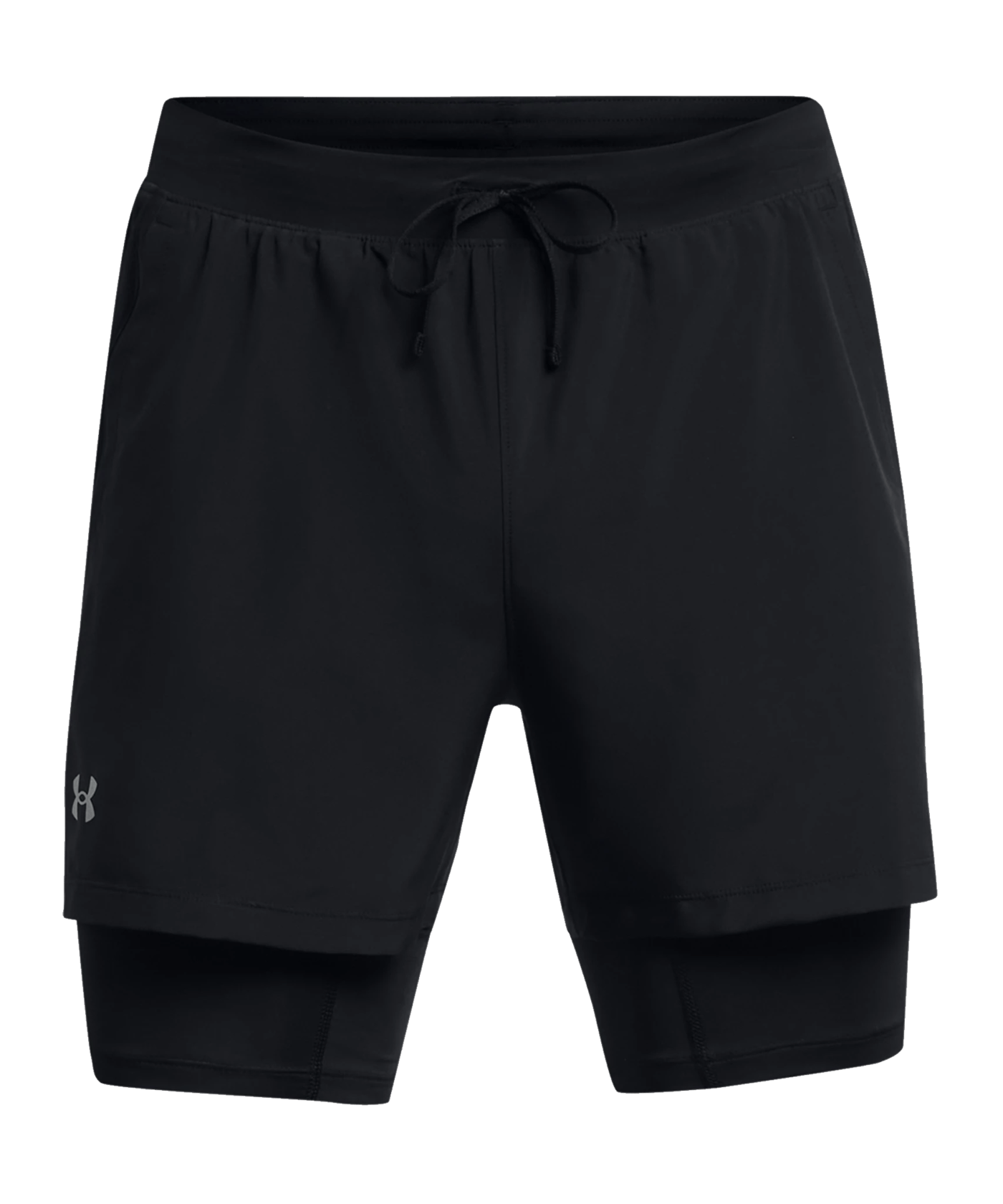 Under Armour Launch 5in 2-In-1 Short Schwarz F001 - schwarz