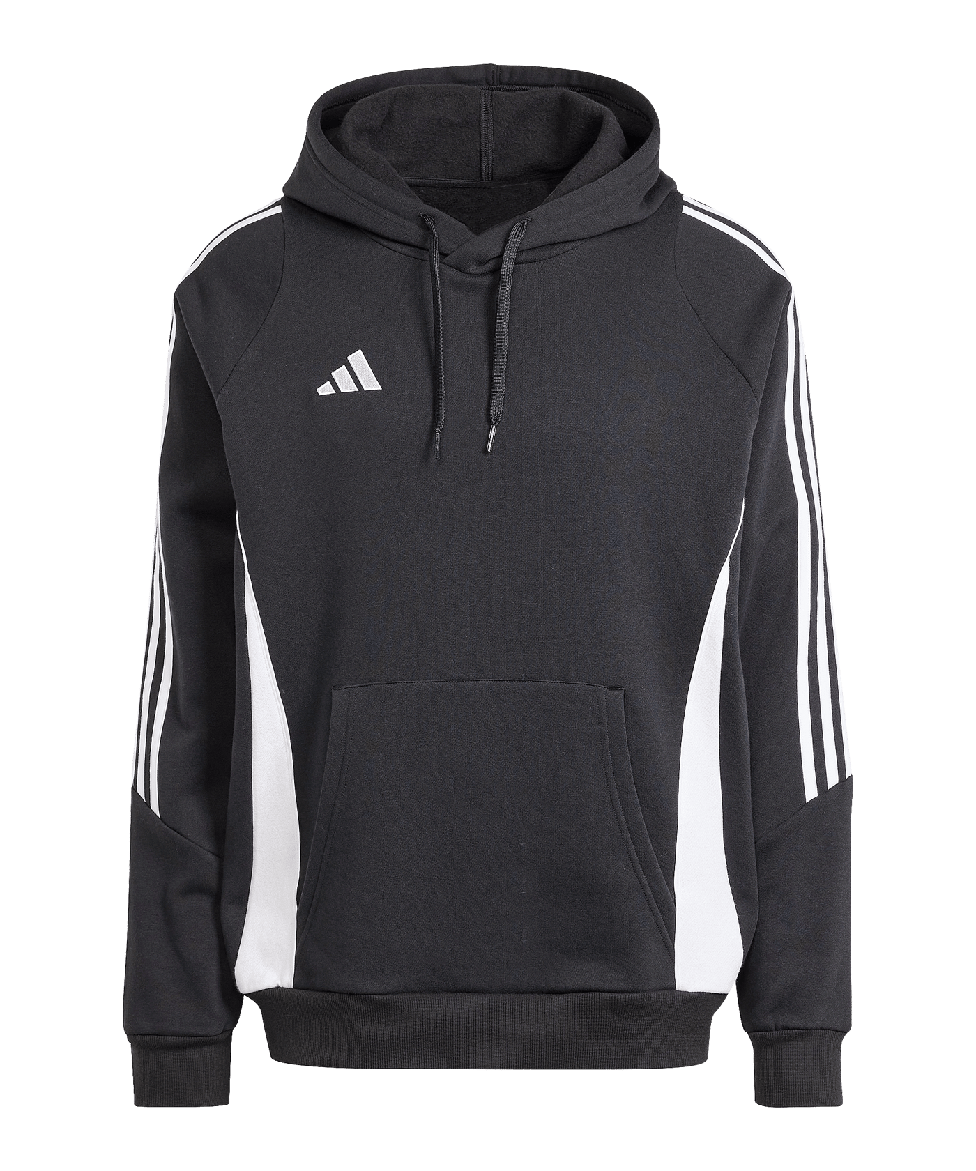 adidas Tiro 24 Hoody Schwarz Weiss - schwarz