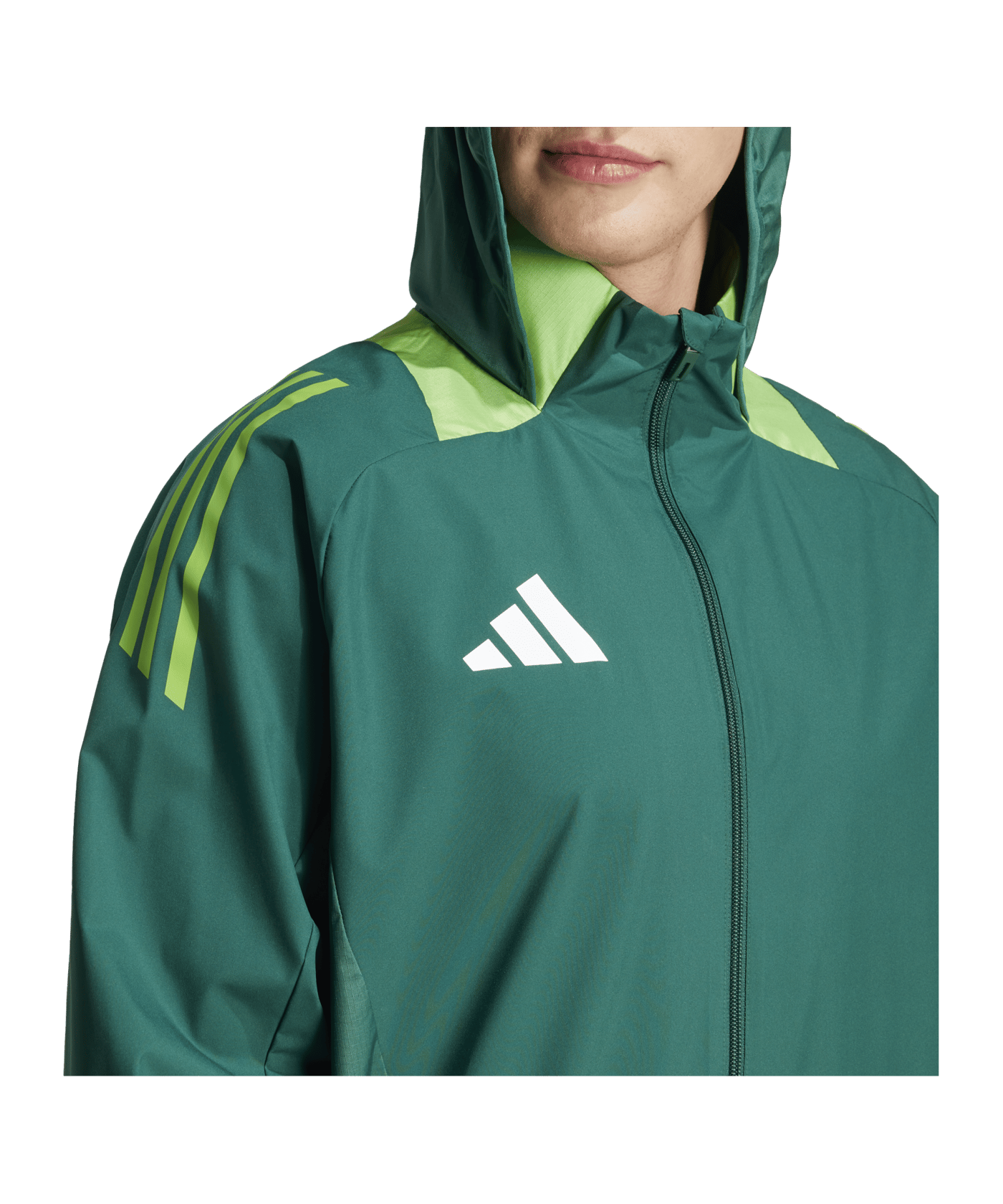 adidas Tiro 24 Competition Allwetterjacke Grün - gruen