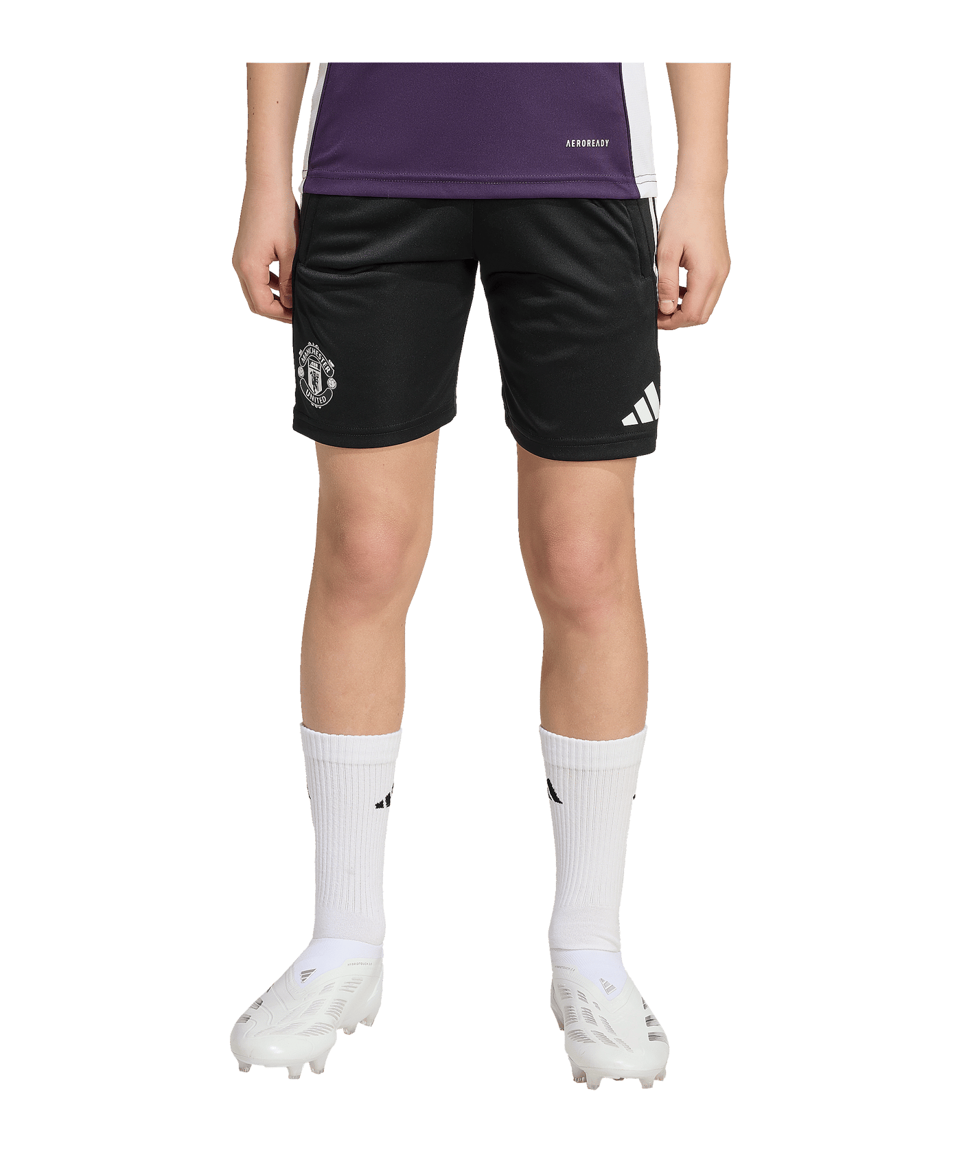 adidas Manchester United Competition Short Kids Schwarz - schwarz