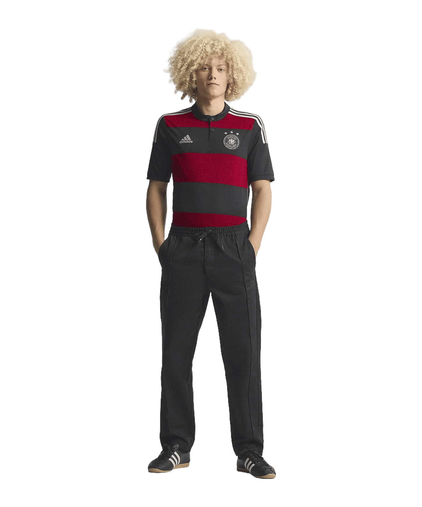 adidas DFB Deutschland Bringback 2014 Trikot Away Schwarz - schwarz