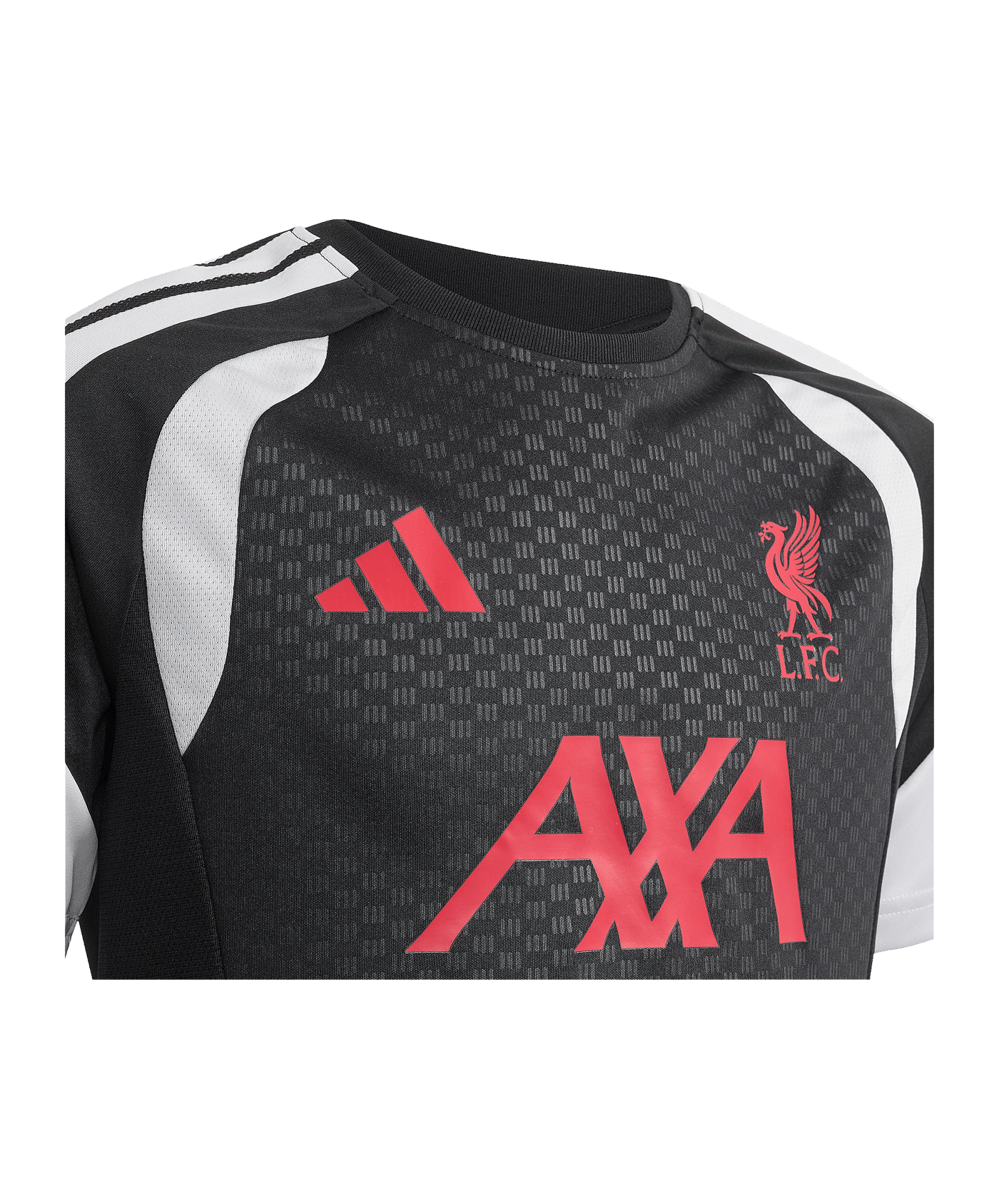 adidas FC Liverpool Tiro Trainingsshirt Kinder Schwarz - schwarz