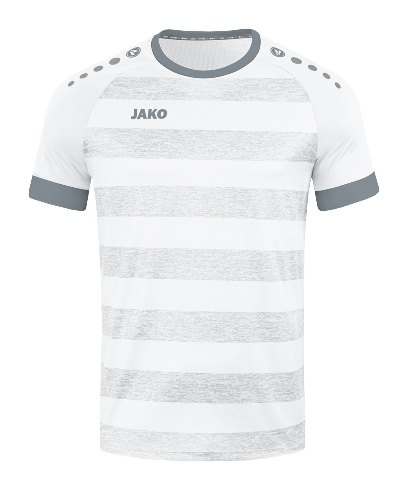 JAKO Celtic Melange KA Trikot Kids Weiss Grau F003 - weiss