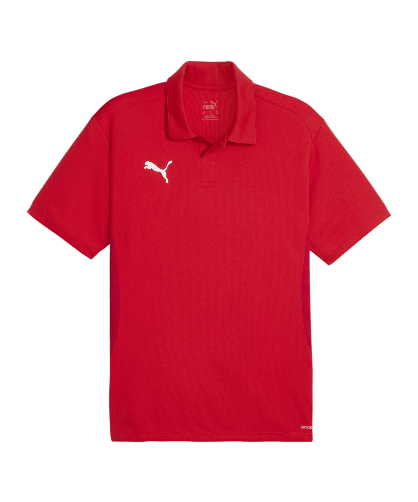 PUMA teamGOAL Poloshirt Rot F01 - rot
