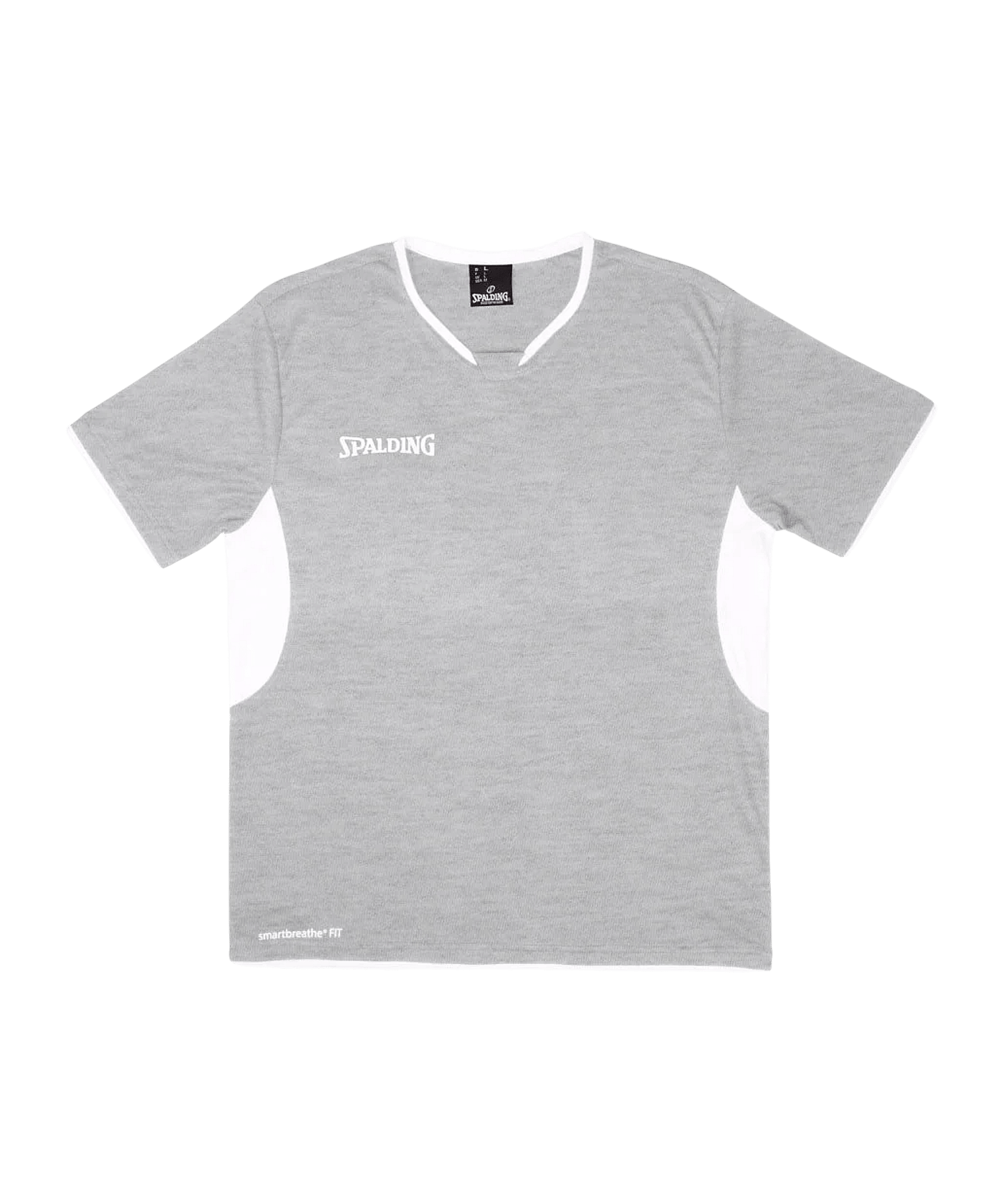 Spalding Hustle Shooting T-Shirt Grau - grau