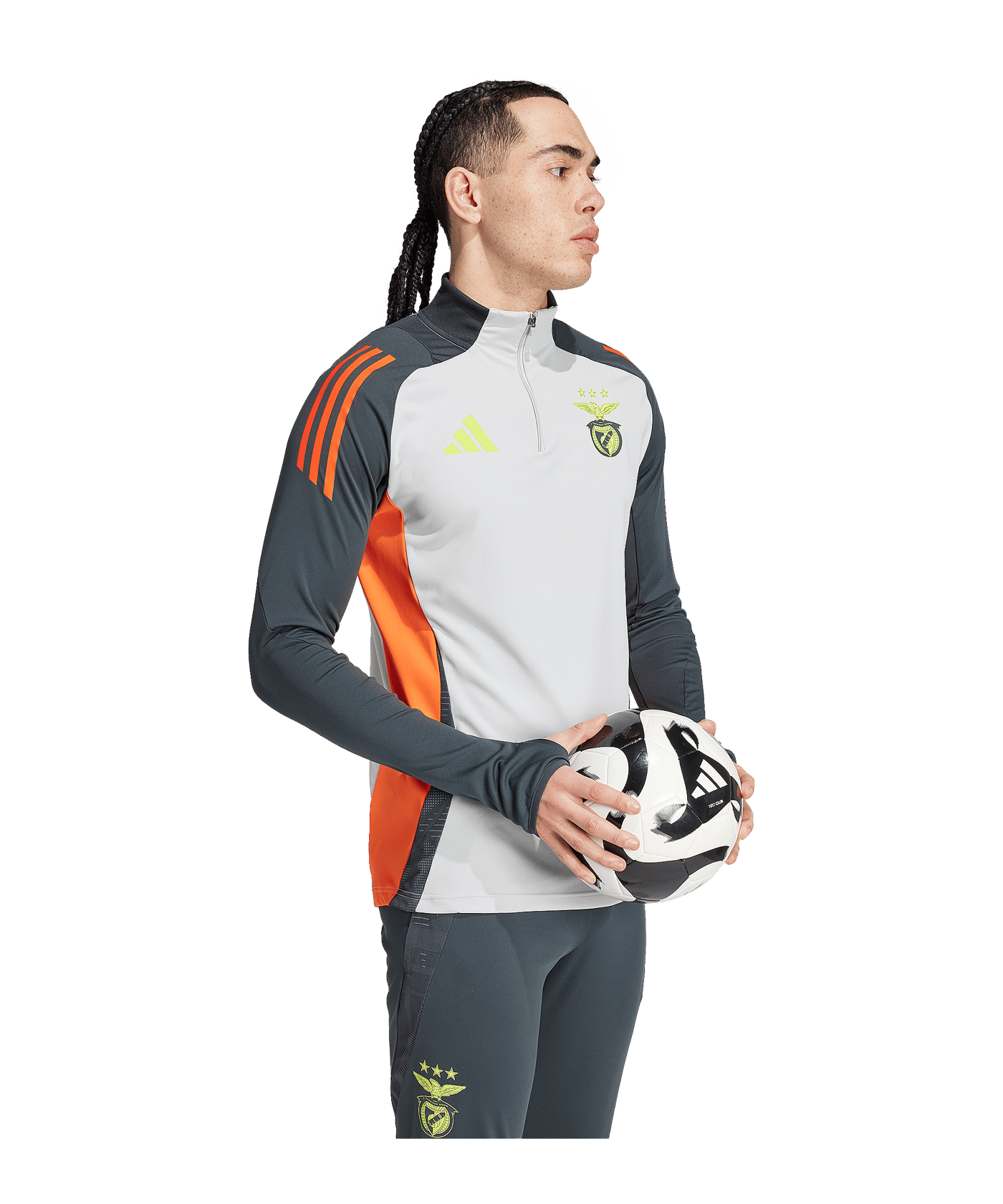 adidas Benfica Lissabon Sweatshirt Grün - gruen