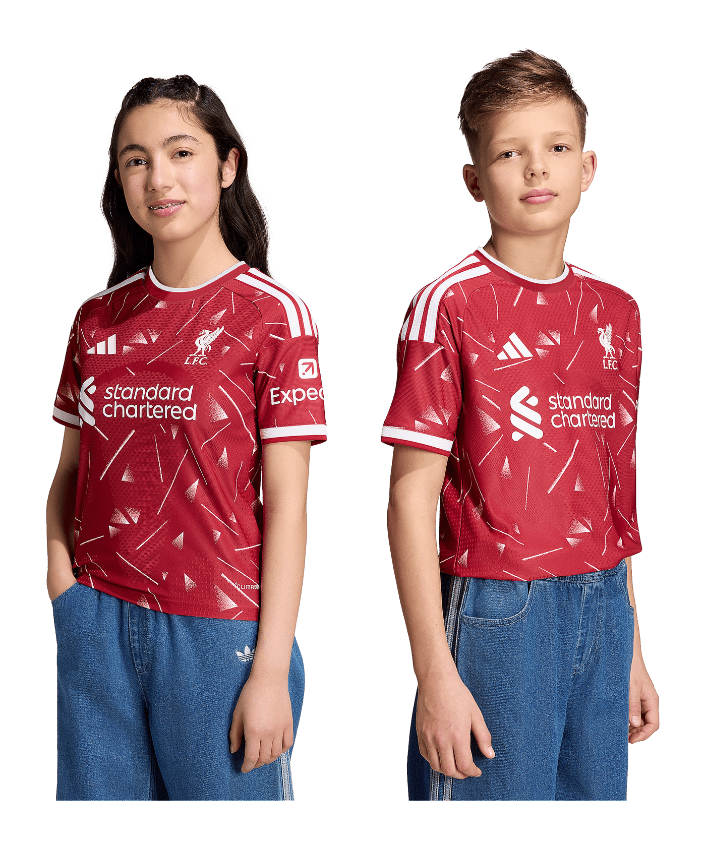 adidas FC Liverpool Authentic Trikot Home 2026/2027 Kids Rot - rot