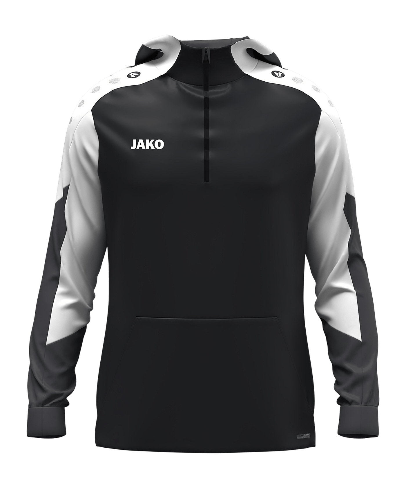 JAKO Dynamic Zip Kapuzenjacke Schwarz F826 - schwarz