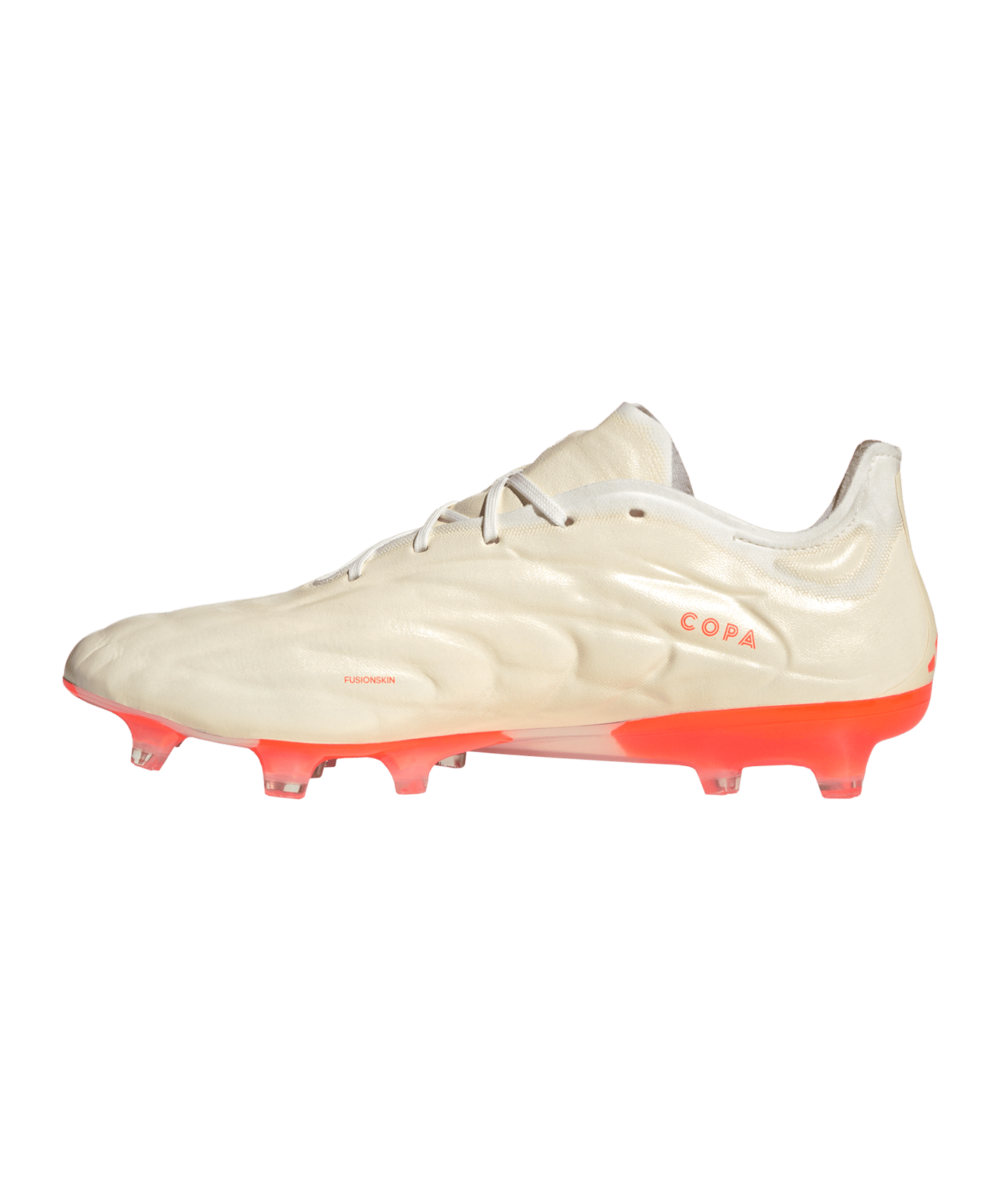 adidas COPA Pure.1 FG Heatspawn Weiss Orange - weiss