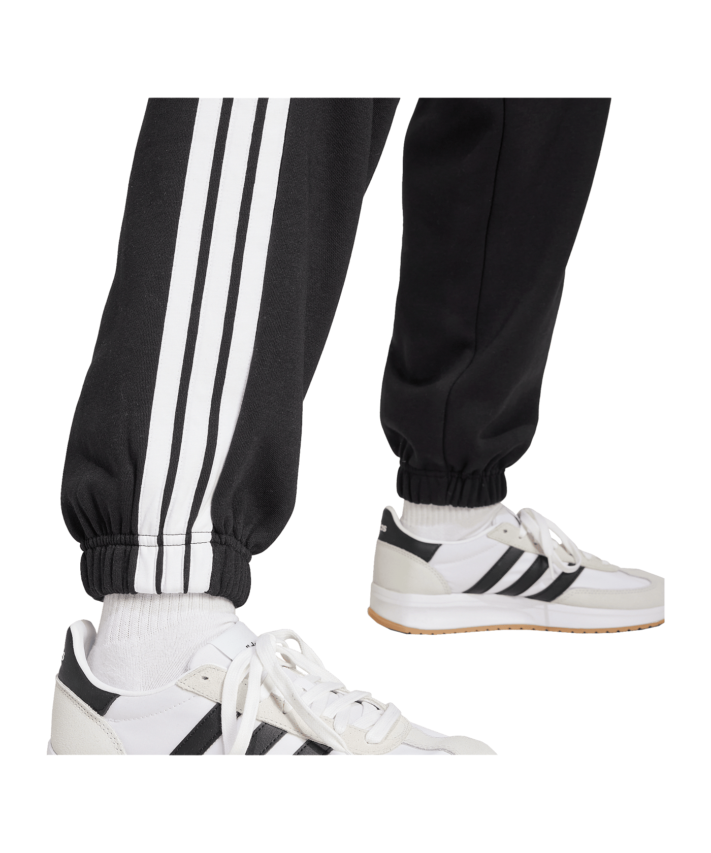 adidas Essentials 3 Stripes Jogginghose Damen Schwarz - schwarz