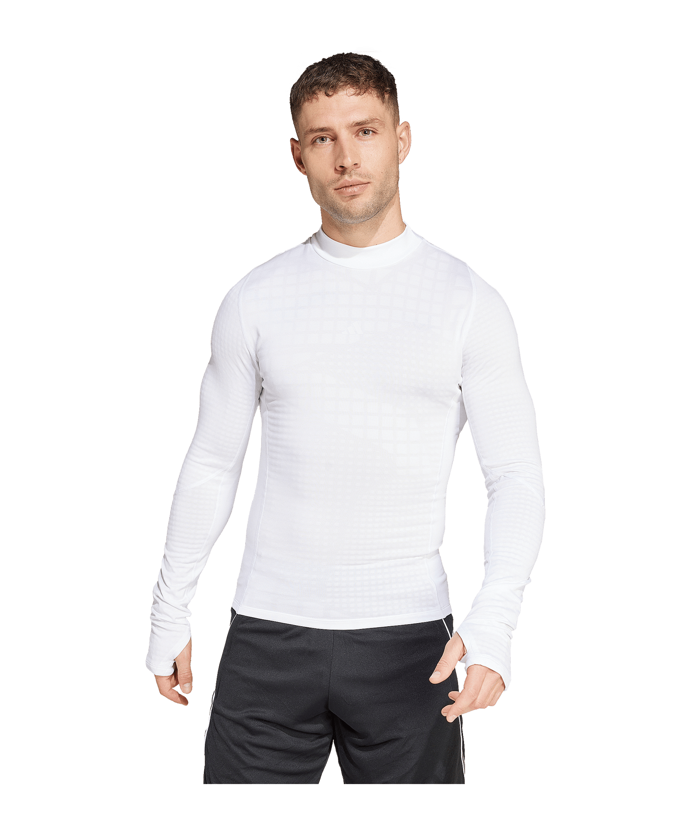 adidas Techfit Sweatshirt Weiss - weiss