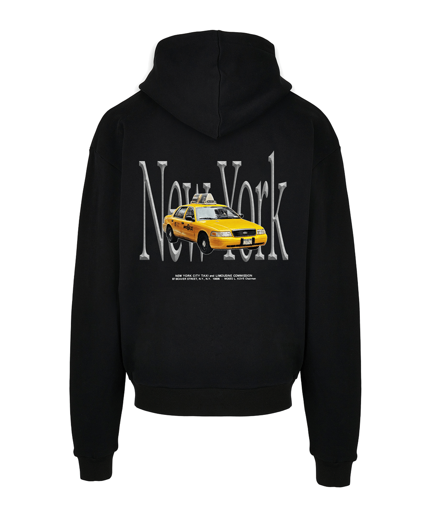 Mister Tee NY Taxi Hoody Schwarz - schwarz